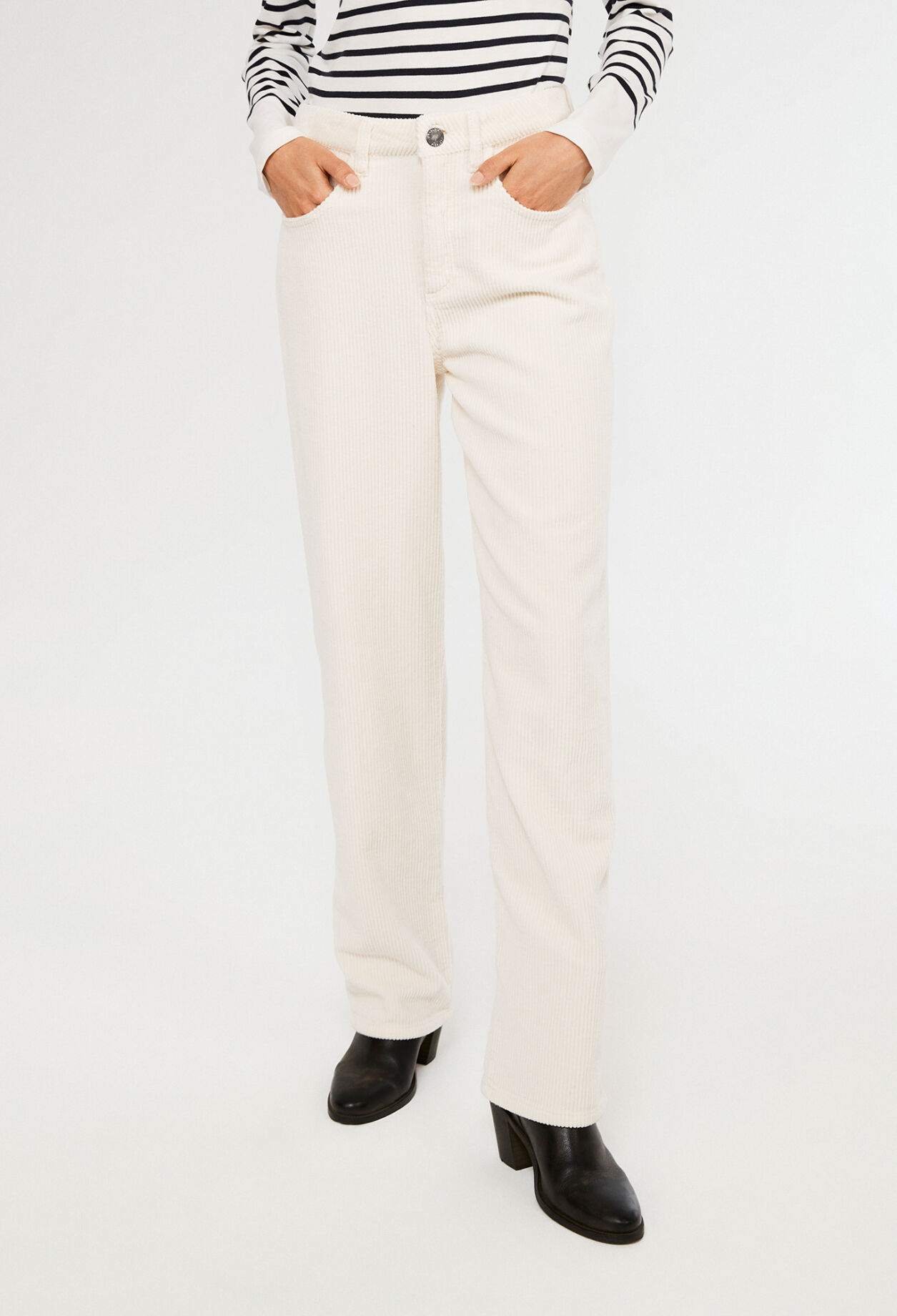 Pantalon boyfriend en coton bio