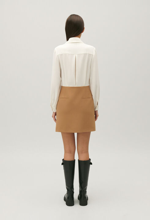 Robe tailleur courte bicolore