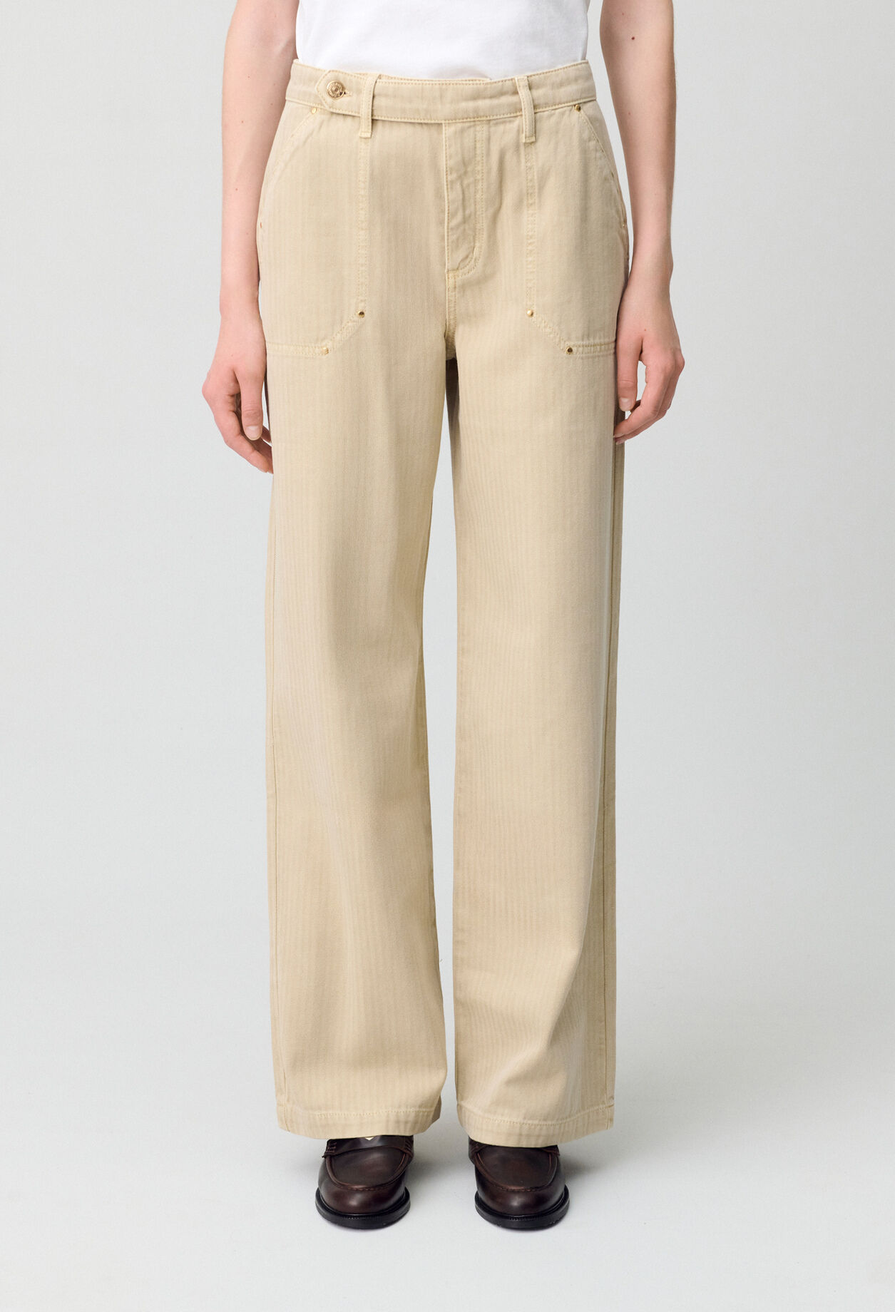 Jean denim droit