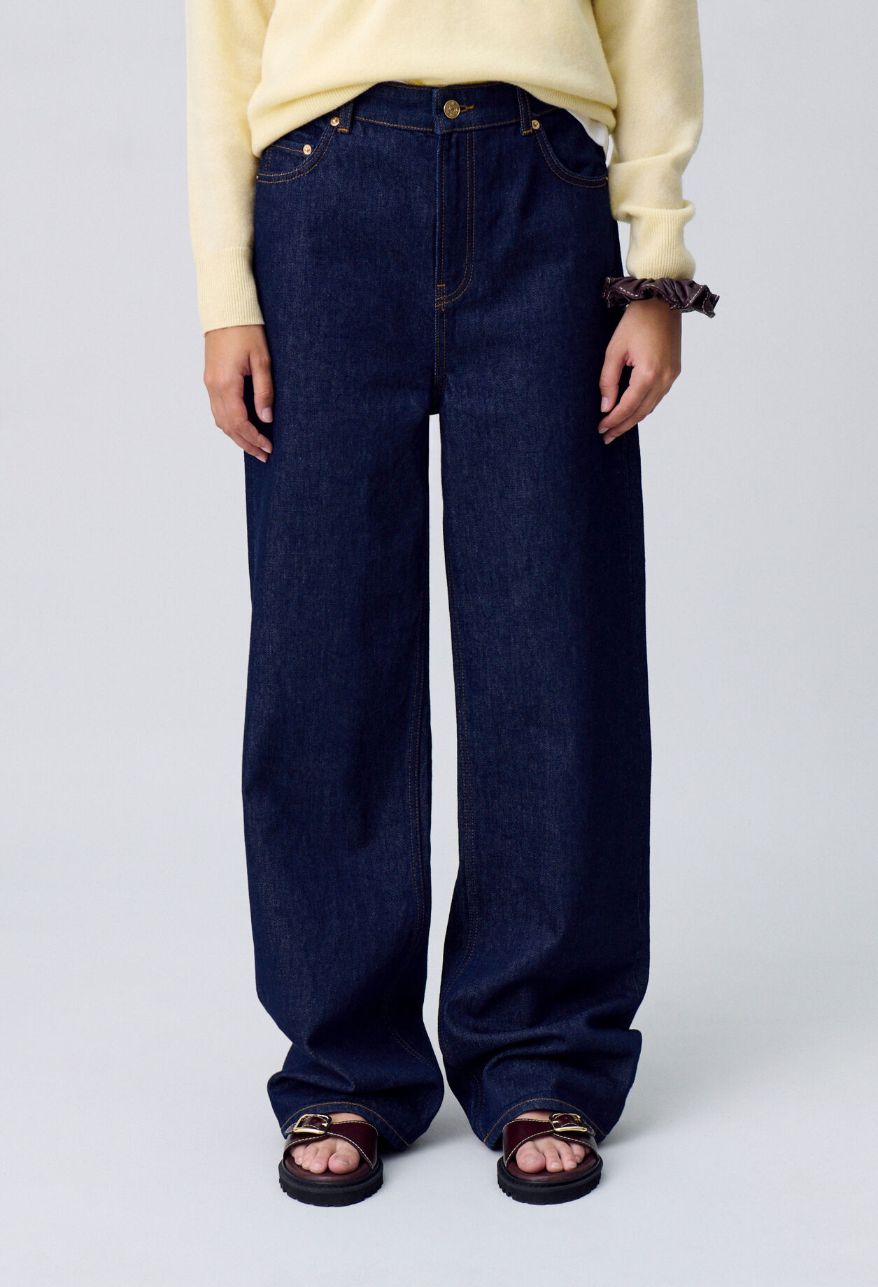 Jean denim brut droit