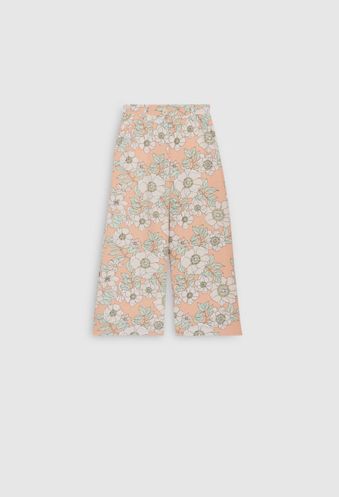 Pantalon à fleurs