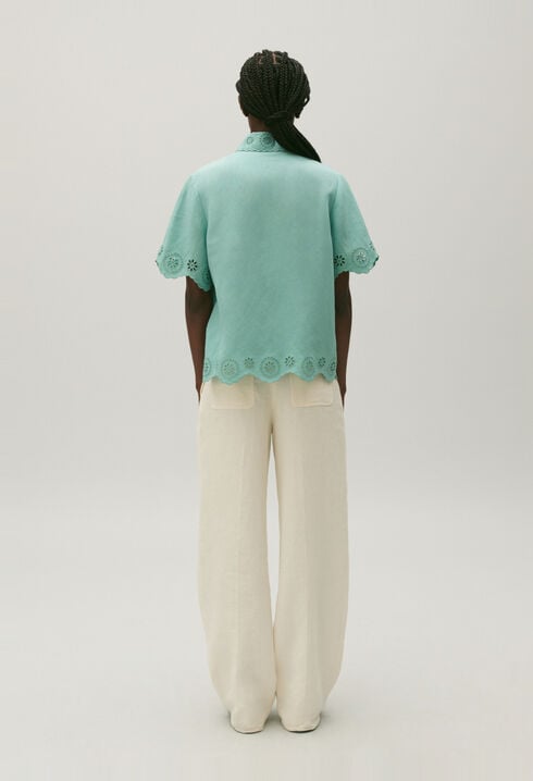 Chemise broderie anglaise
