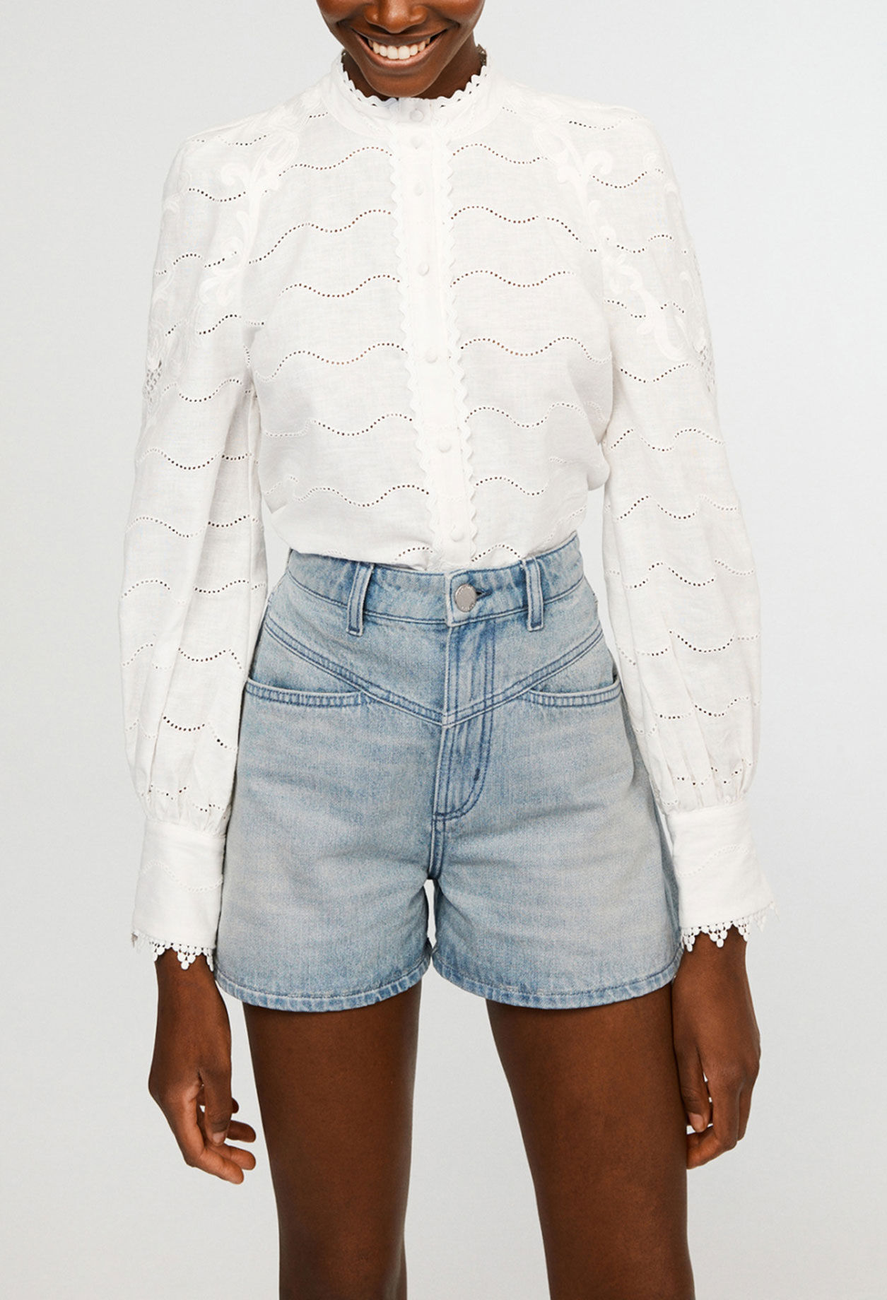 Pull ajusté col chemise noir femme | Morgan Pull ajusté col chemise noir femme | Morgan