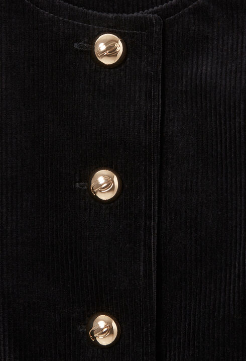 Veste boîte courte velours