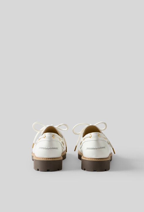 Chaussures bateau cuir