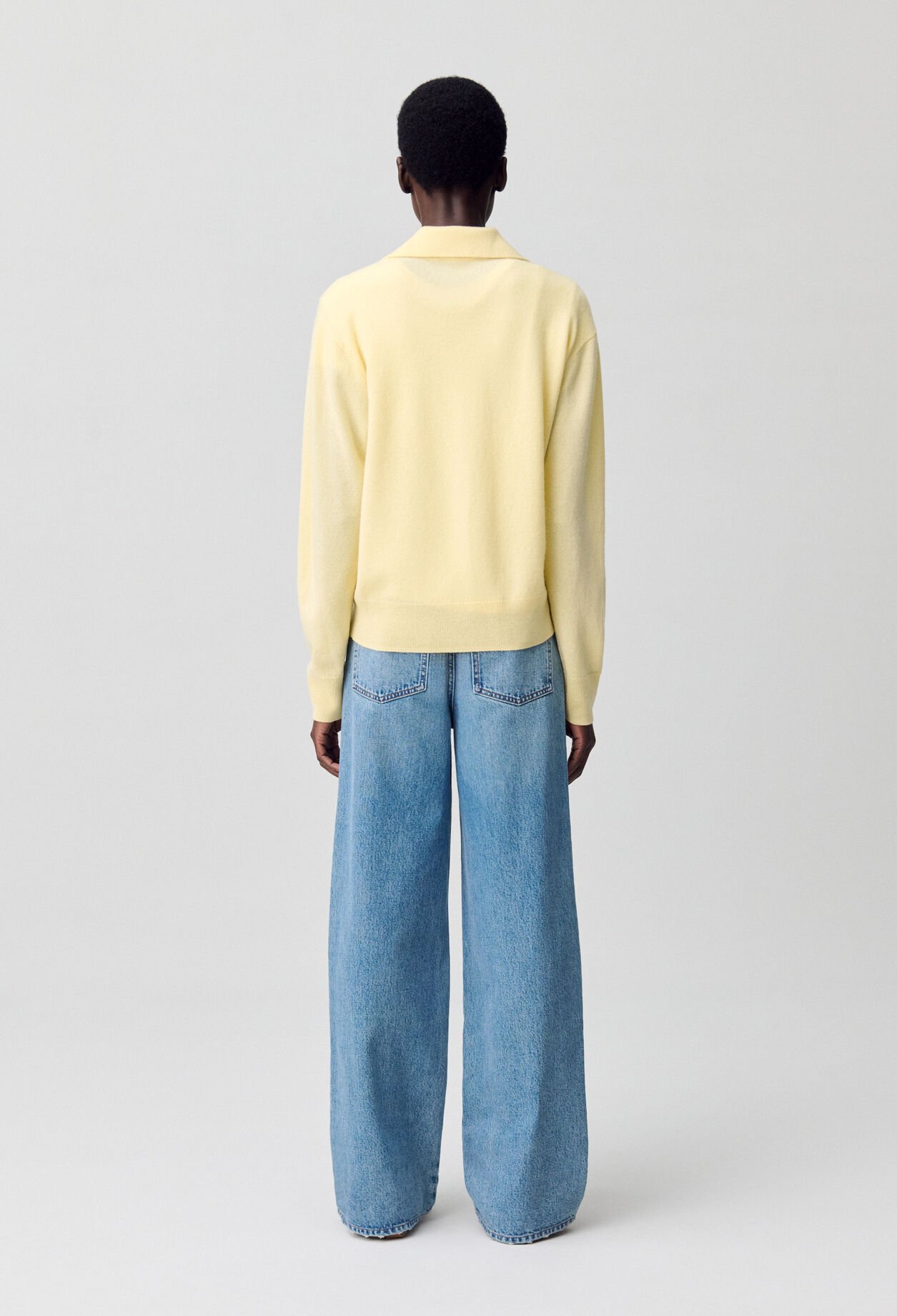 Pull polo laine