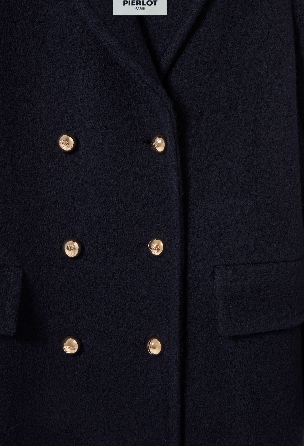 Manteau long droit
