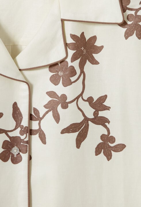 Chemise fleurs