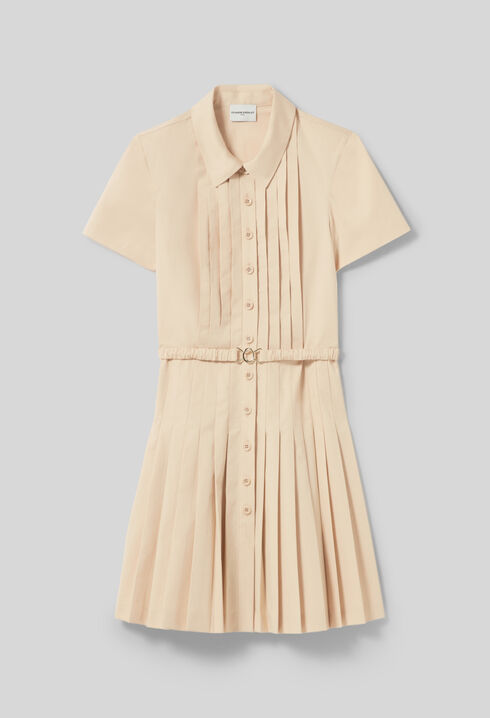Robe courte boutonnée