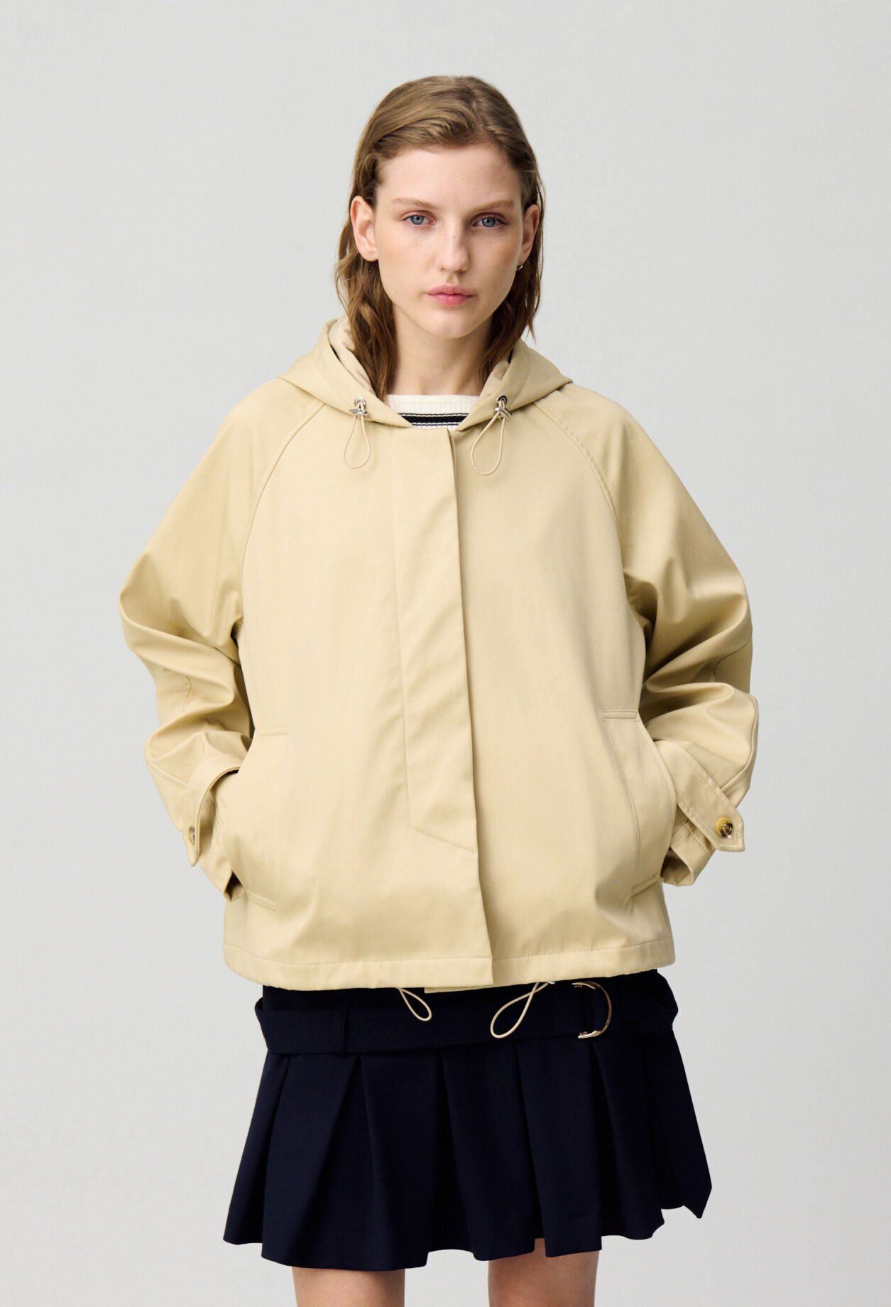 Parka légère à capuche