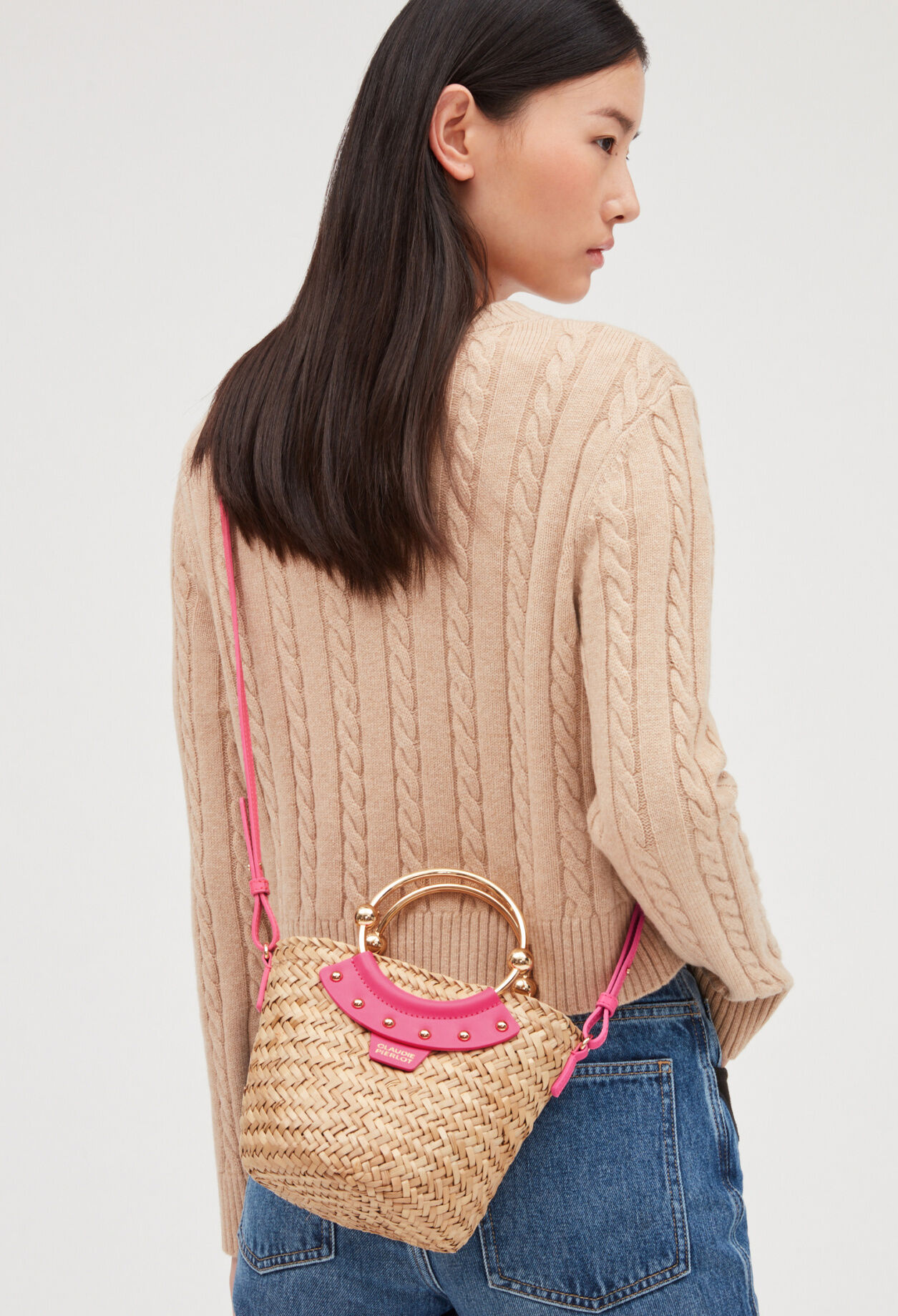 Sac paille claudie pierlot store