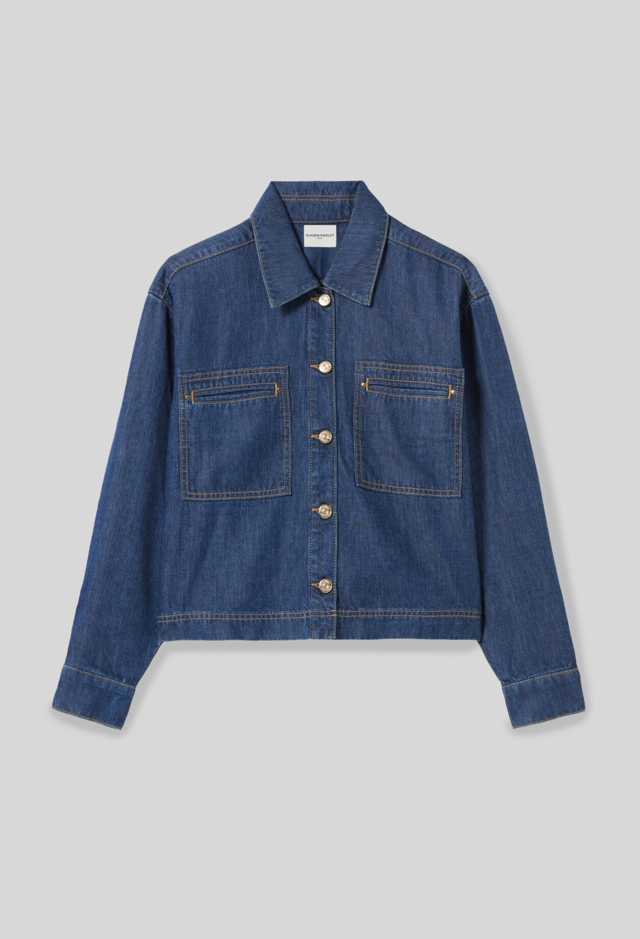 Chemise denim oversize