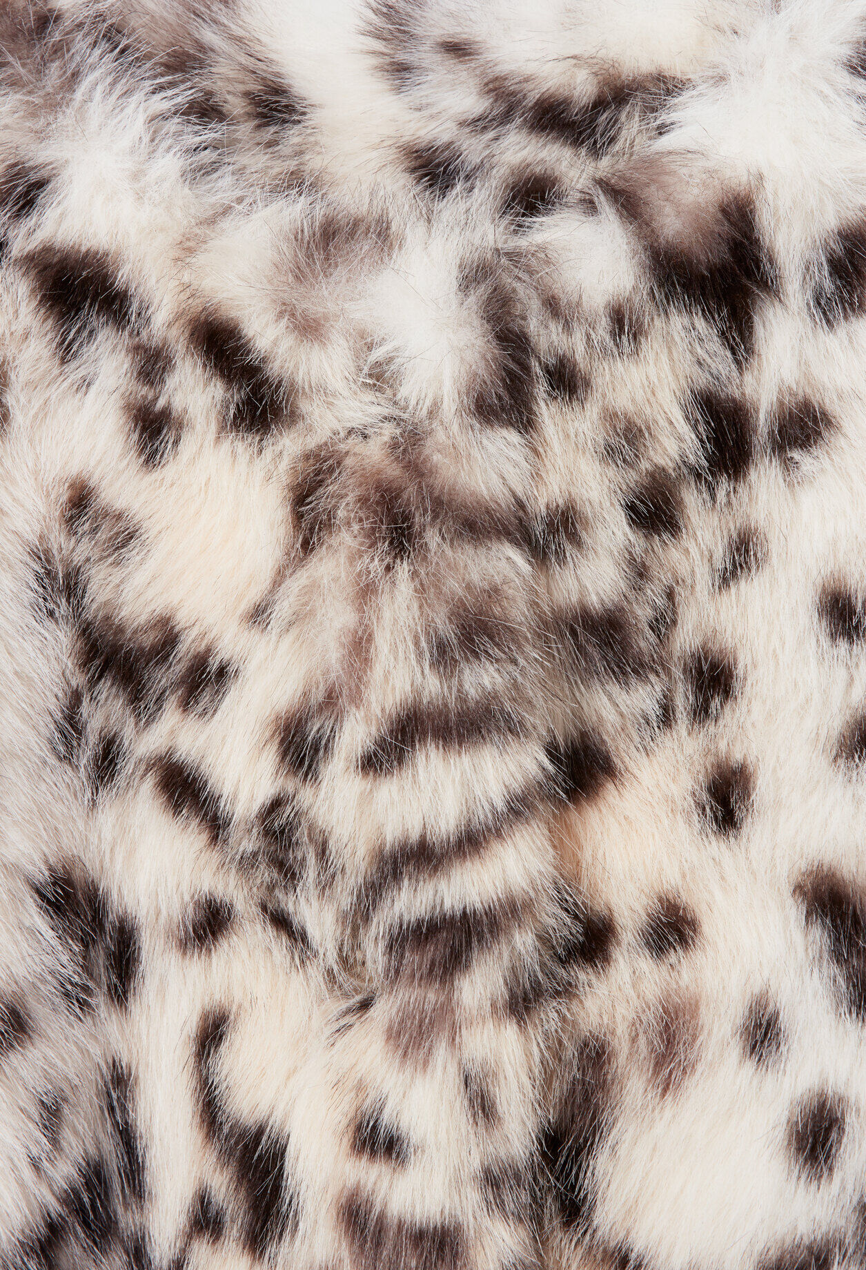 Manteau fausse fourrure léopard