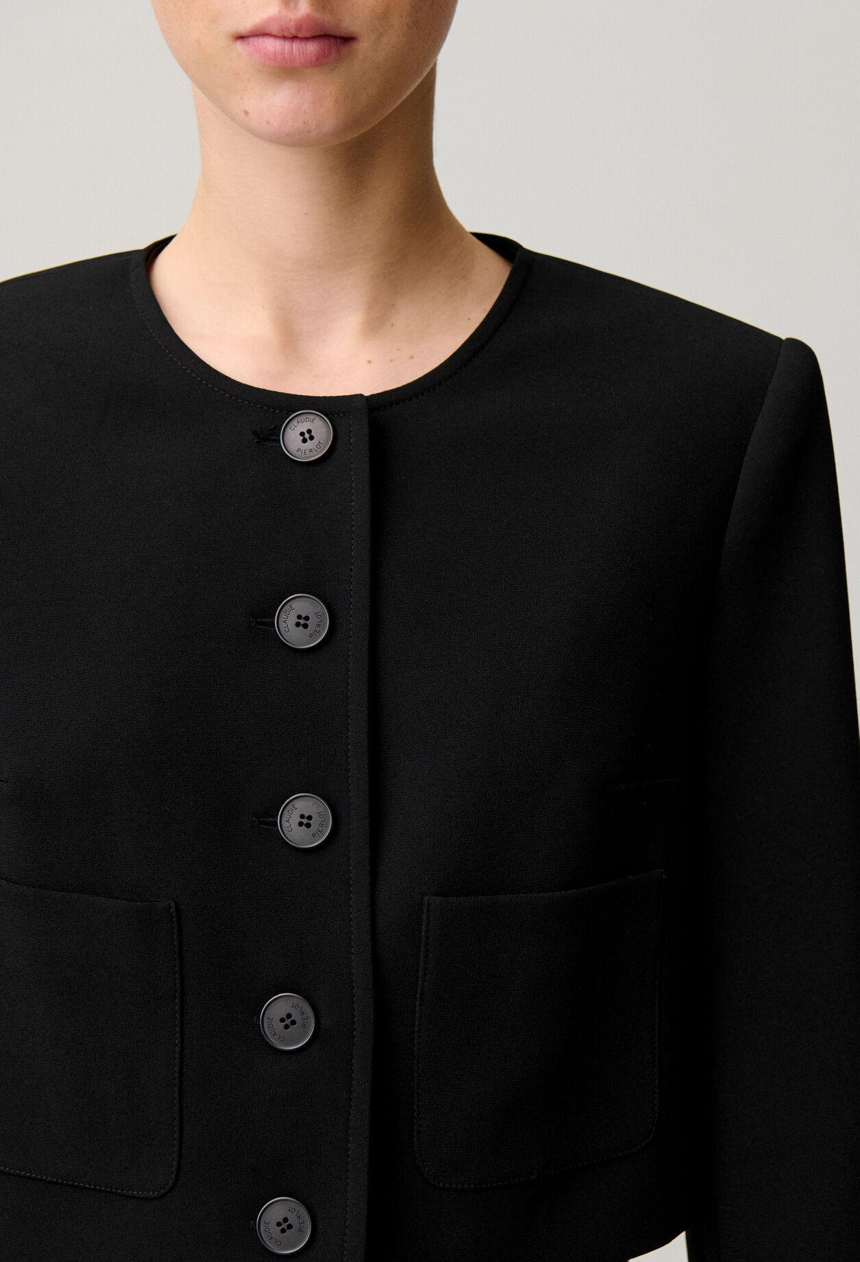 Veste col rond