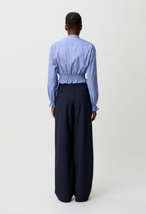 Pantalon laine m&eacute;lang&eacute;e