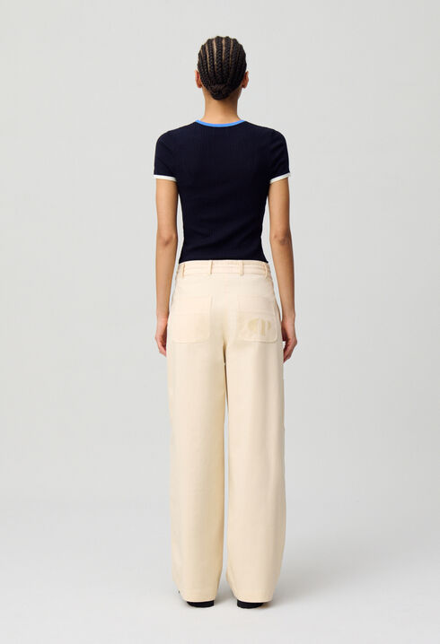 Pantalon cargo taille basse