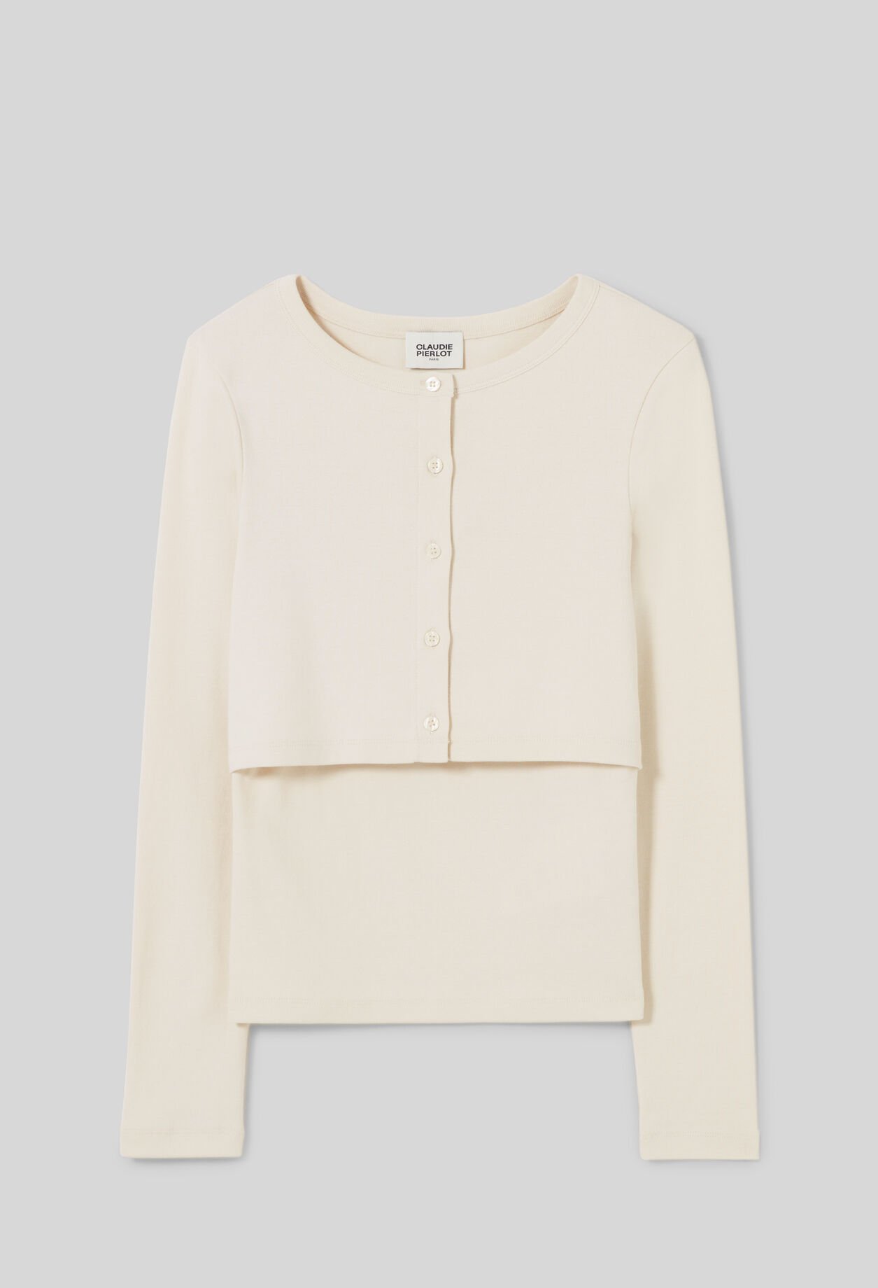 Set t-shirt cardigan coton