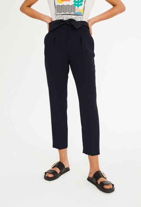 Pantalon tailleur carotte