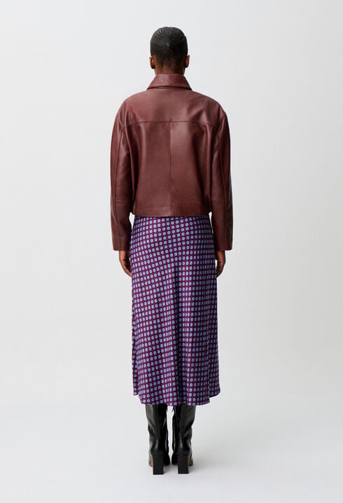 Blouson cuir court