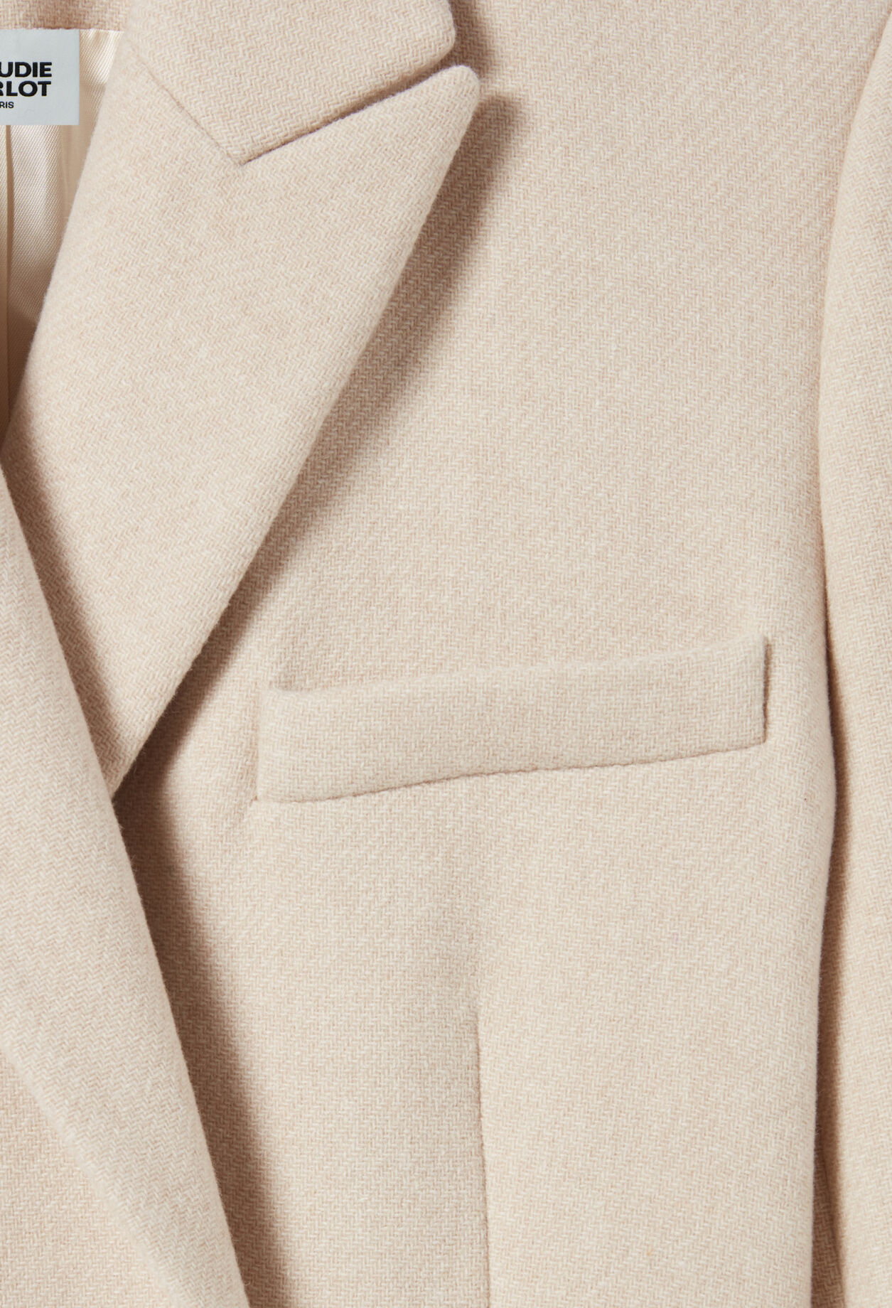 Manteau classique droit mi-long