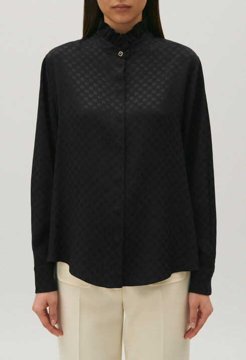 Chemise fluide noire