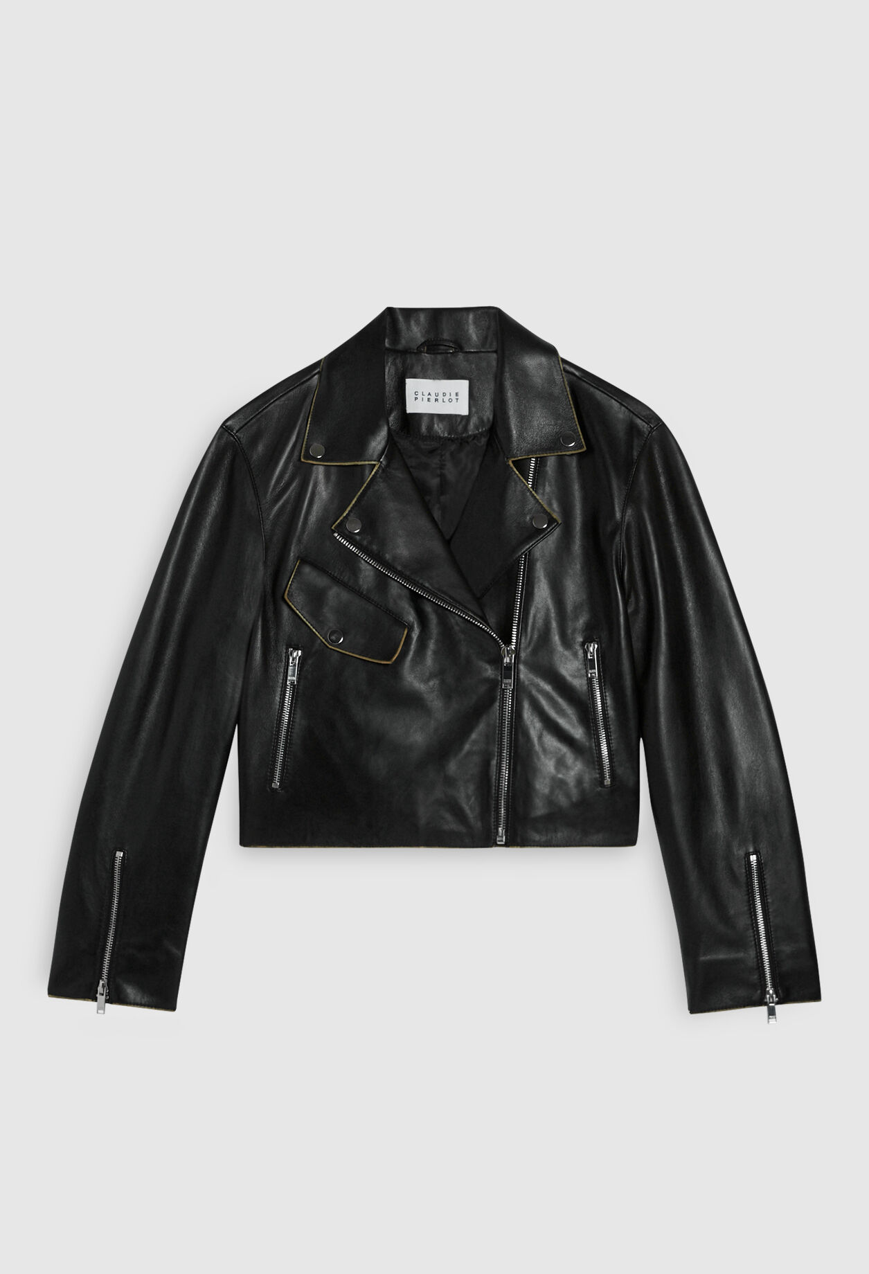 Claudie pierlot veste en cuir clearance