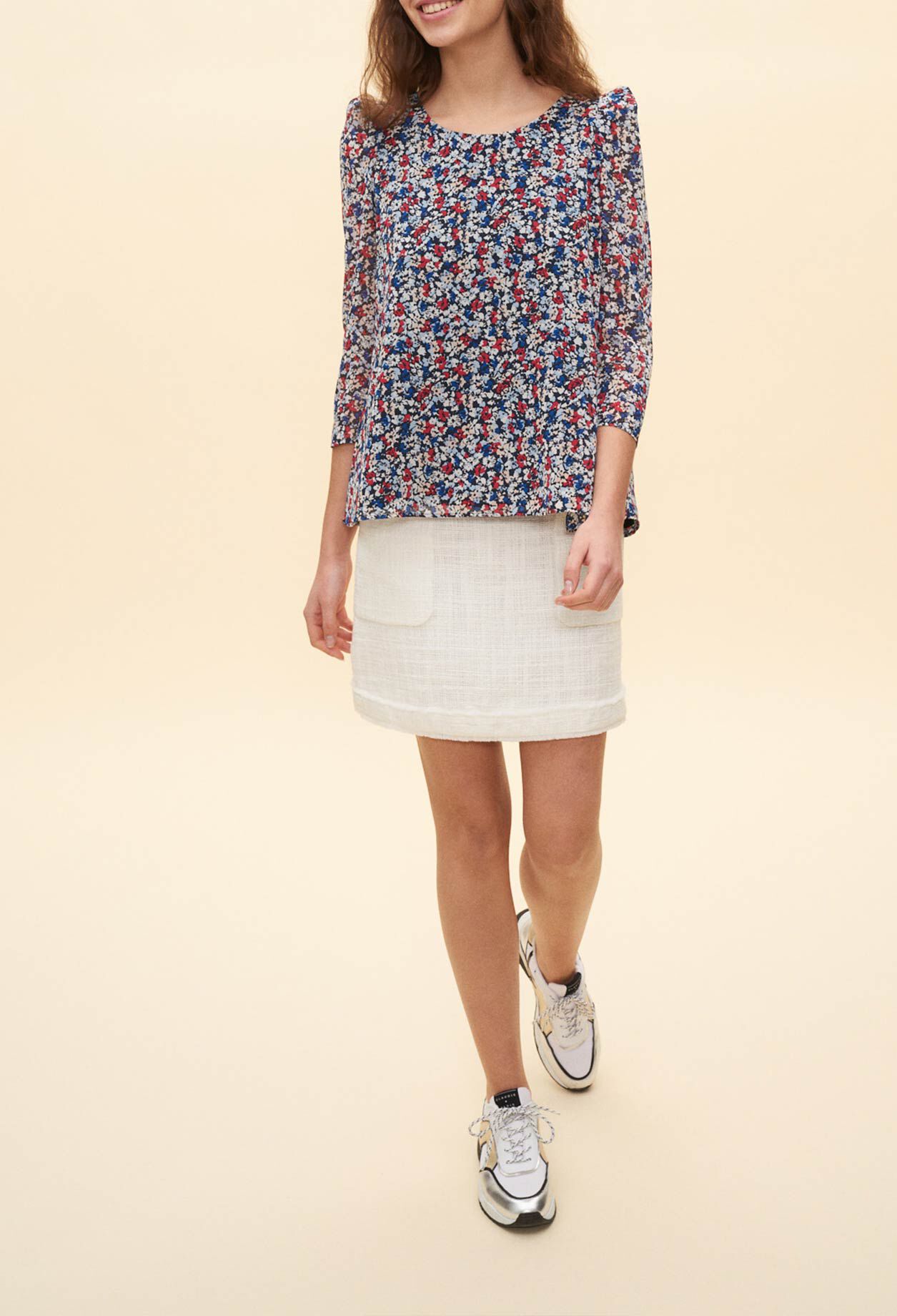 Blouse fleurie