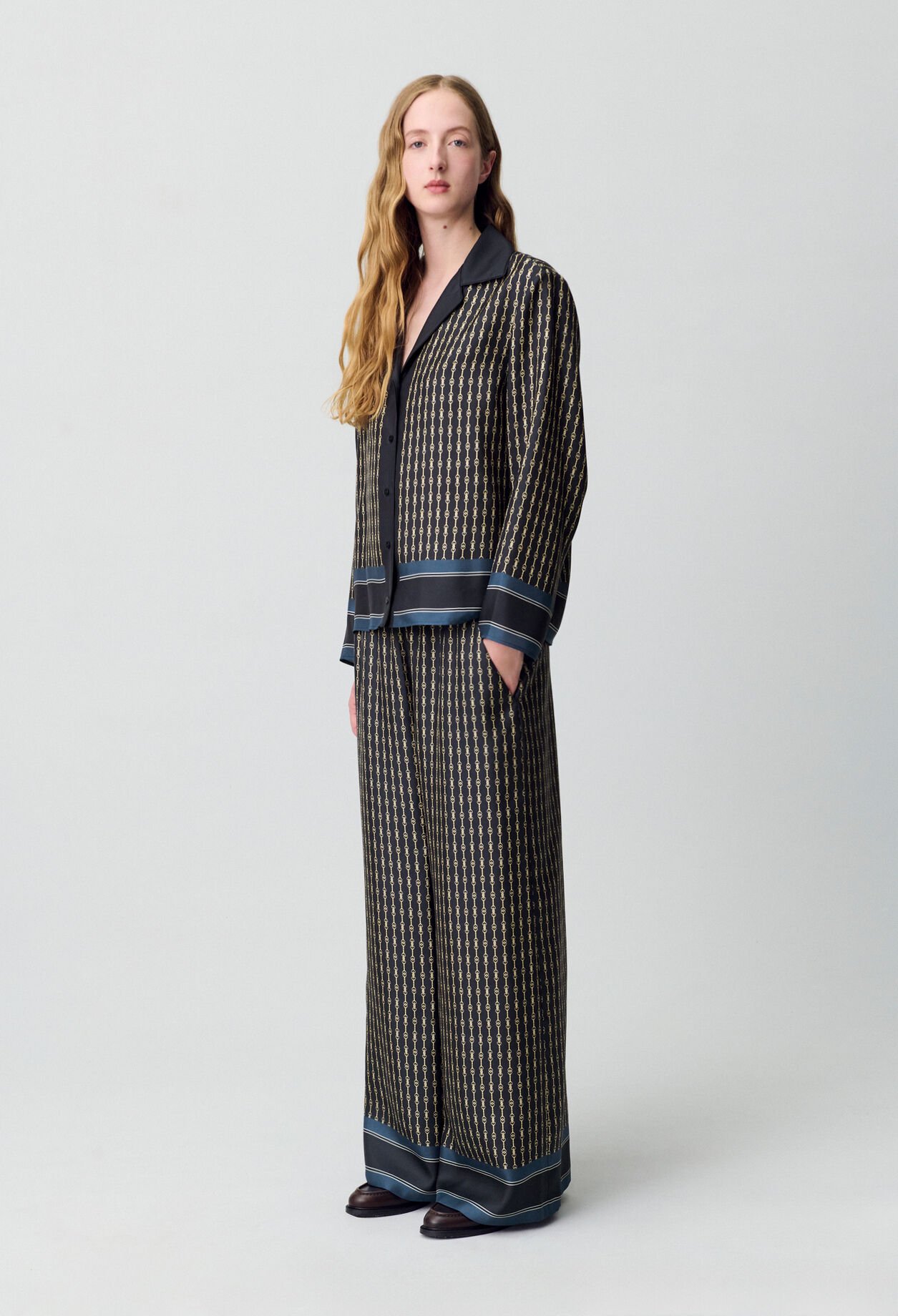Chemise soie fluide