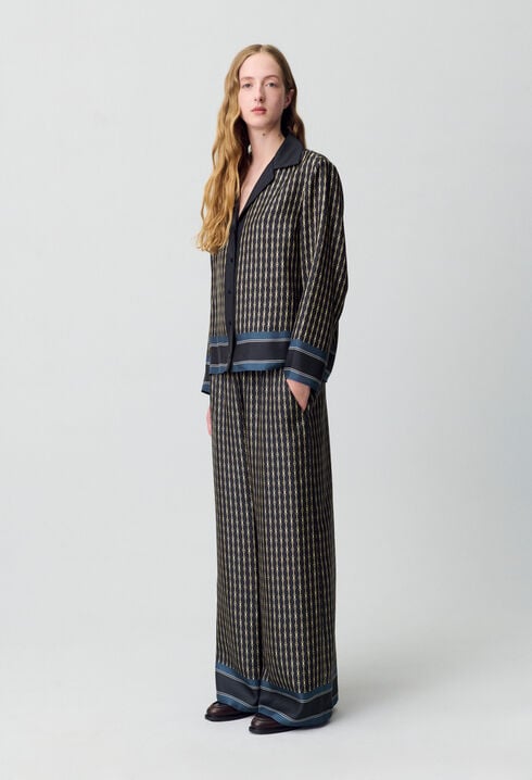 Chemise soie fluide