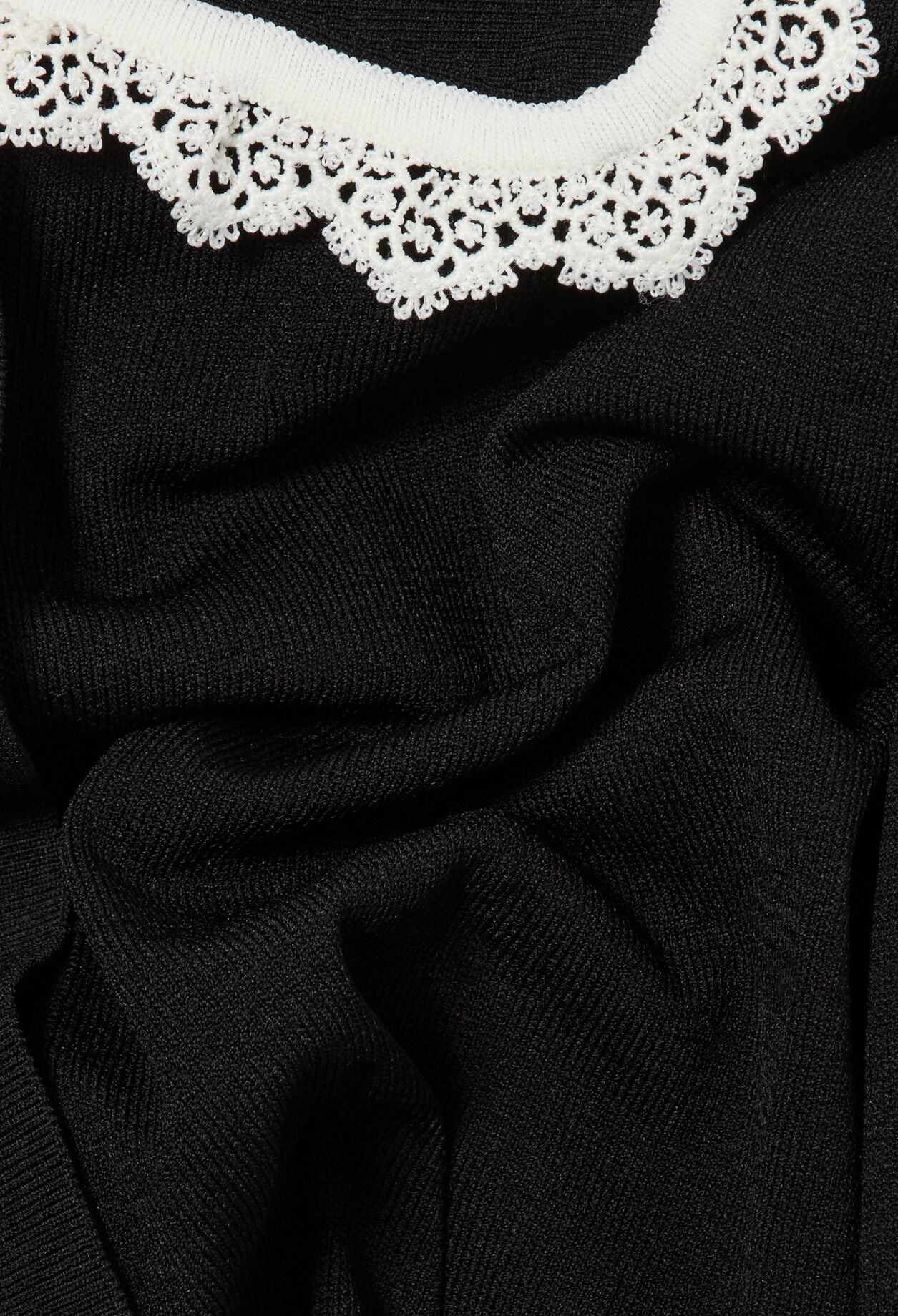 Cardigan maille dentelle