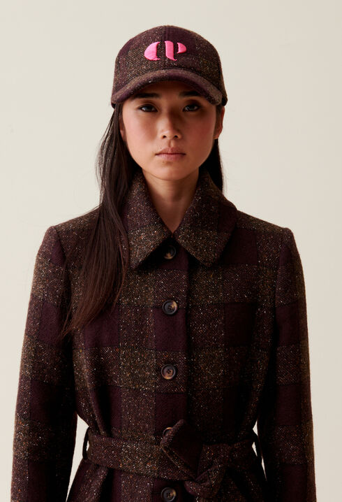 Manteau laine mélangée