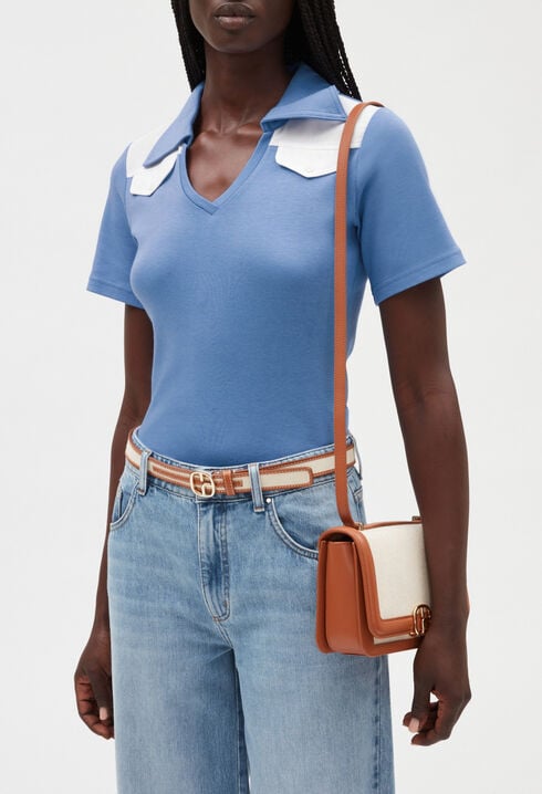 T-shirt polo manches courtes