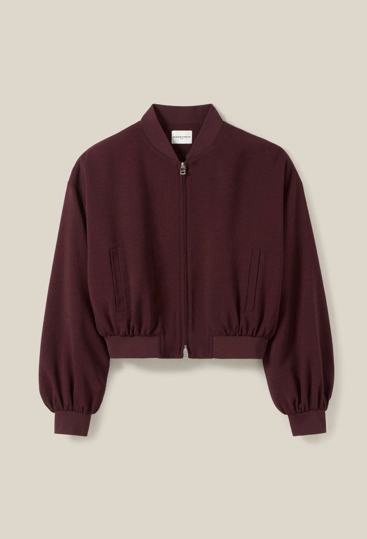 Bomber fluide zippé