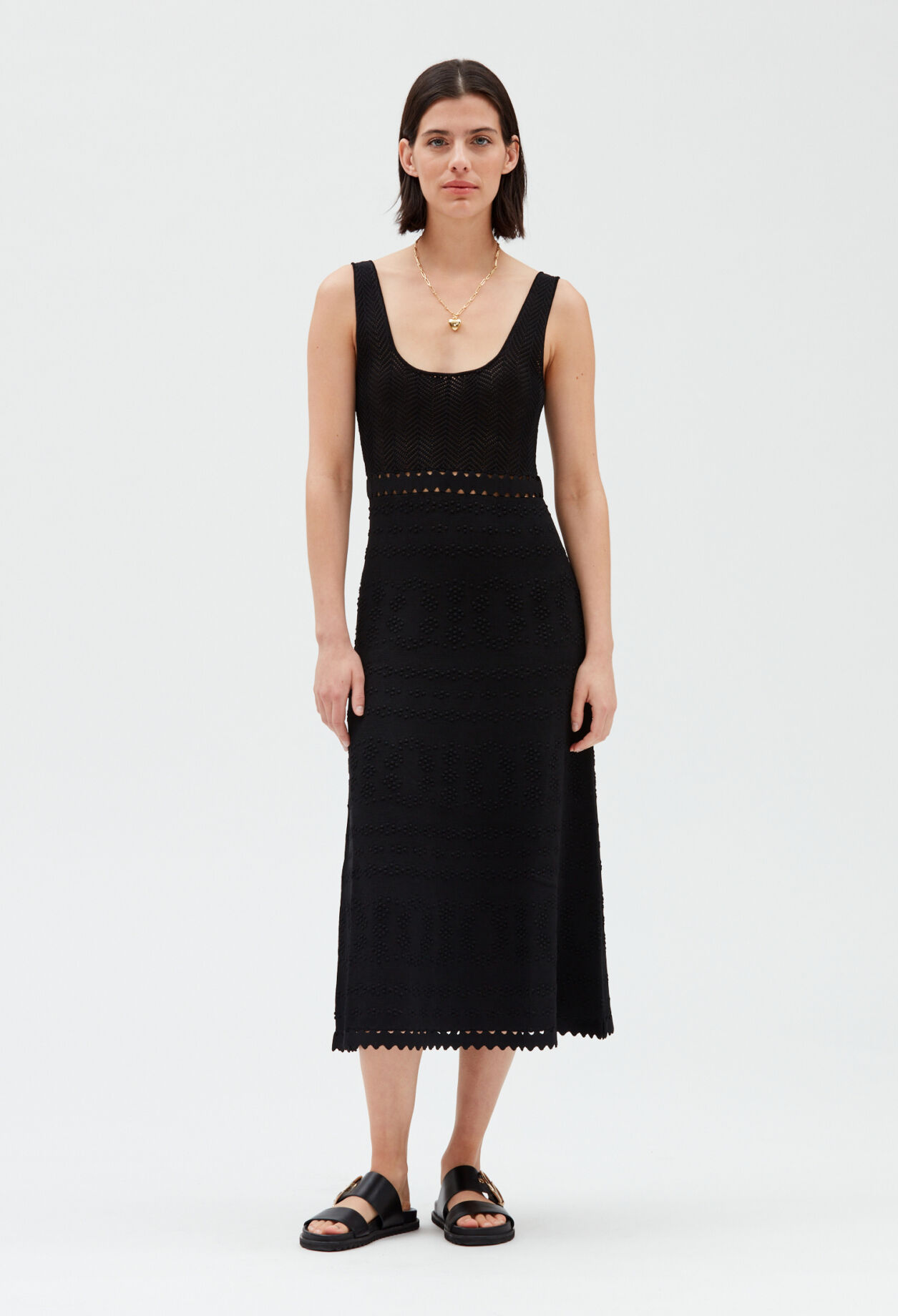Robe midi maille
