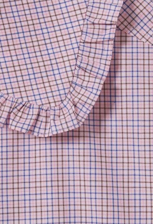Chemise popeline à carreaux