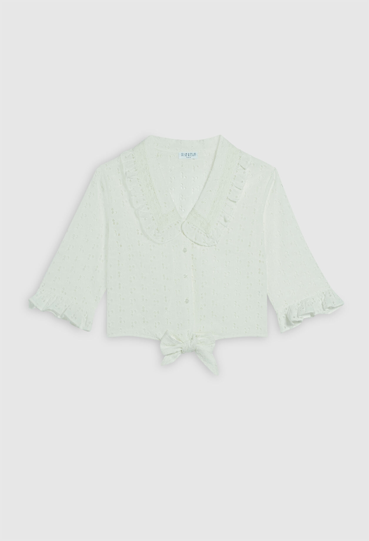 Blouse à nouer en coton biologique