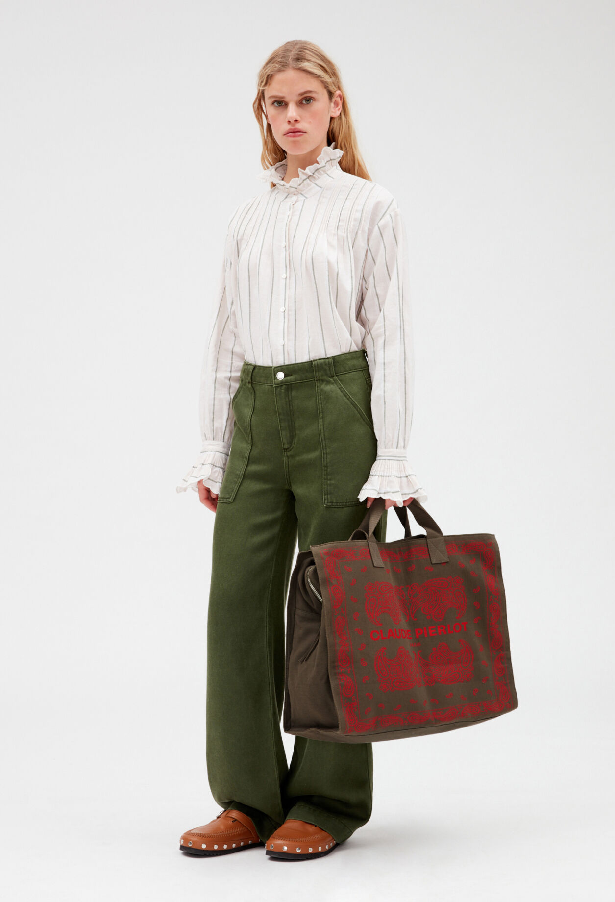 Sac cabas kaki