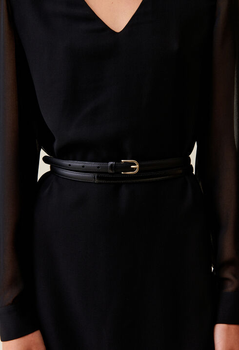 Ceinture fine cuir