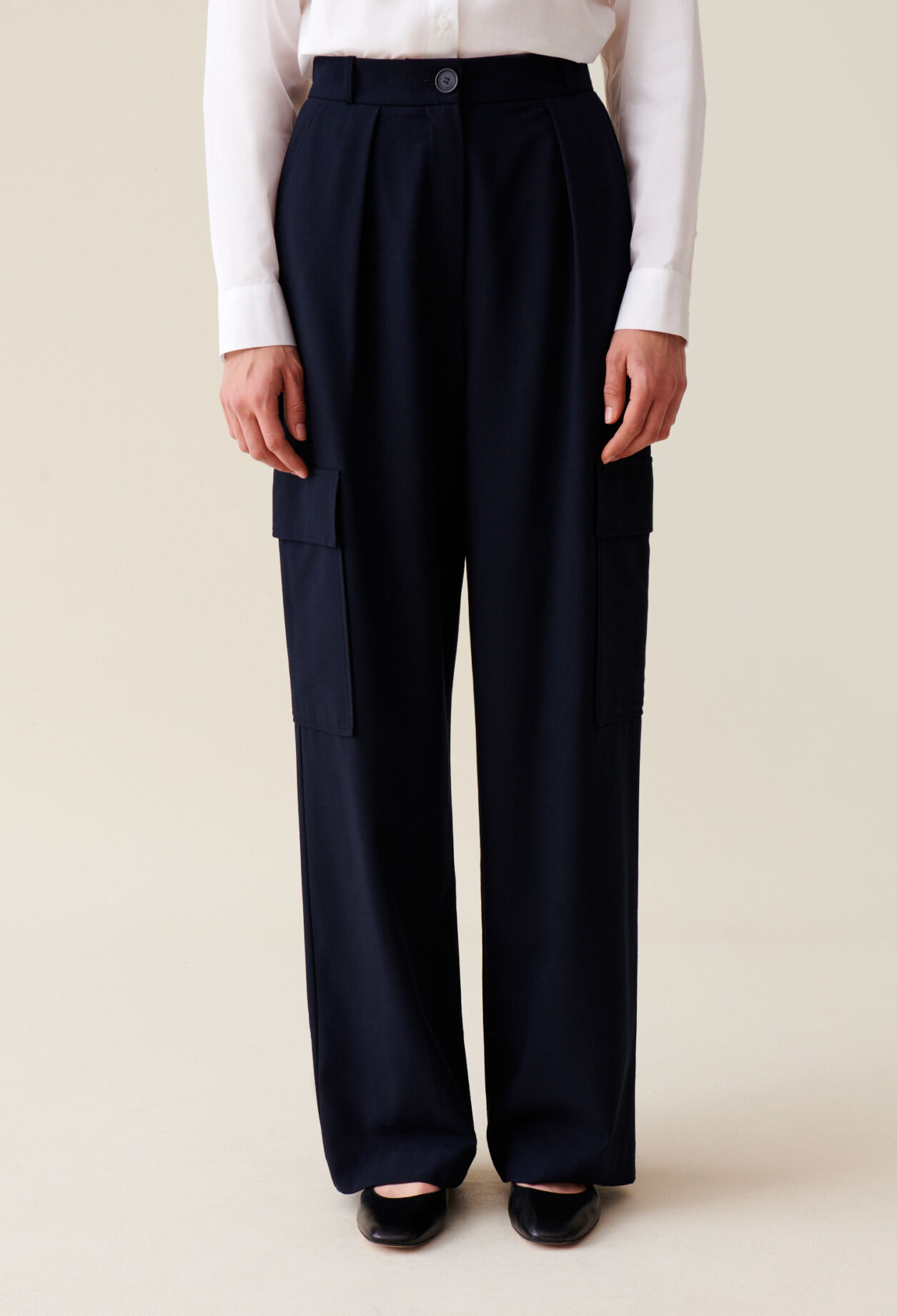 Pantalon cargo marine