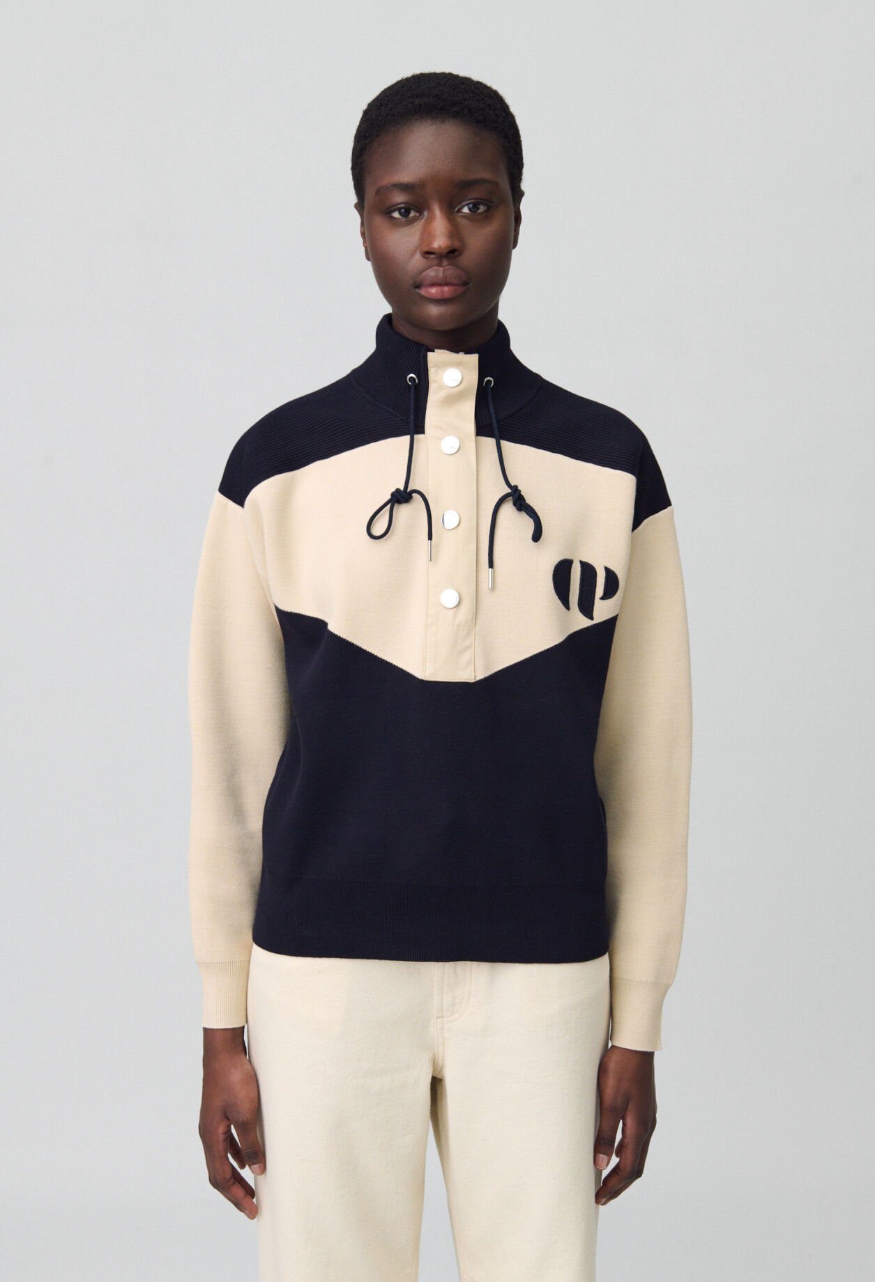 Sweatshirt Minimum col camionneur