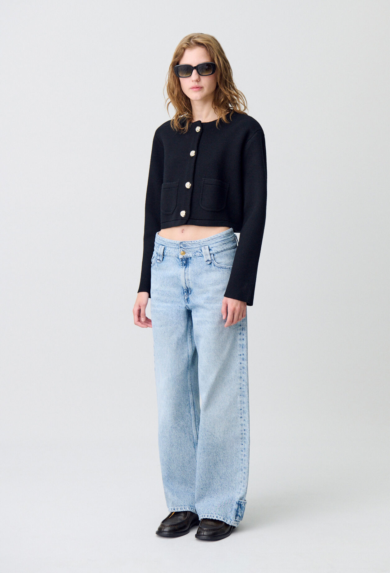 Jean denim droit