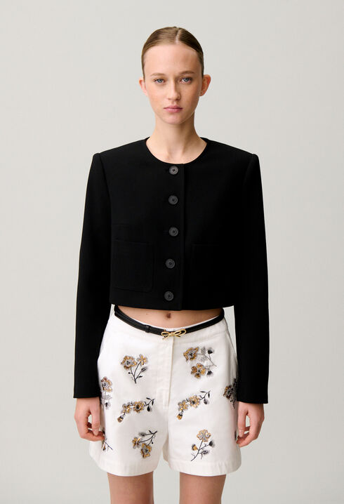 Veste col rond