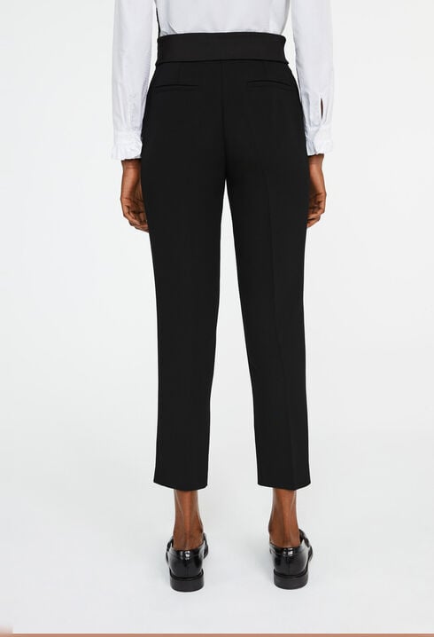 Pantalon tailleur carotte