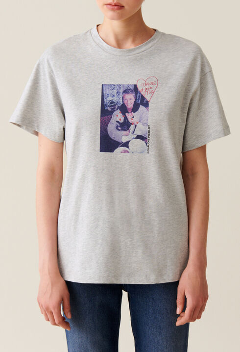 T-shirt imprim&eacute; Claudie Pierlot