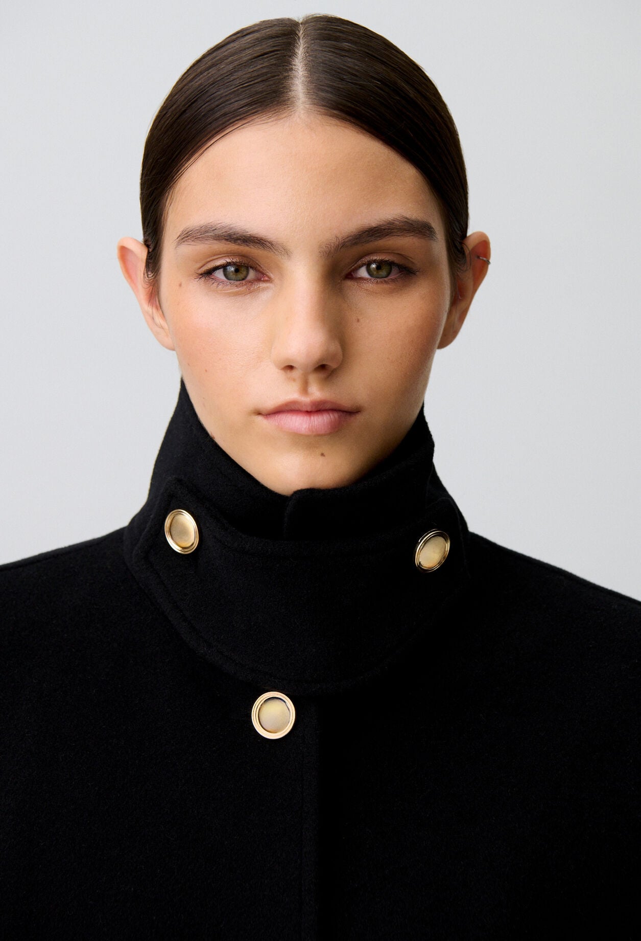 Manteau court blousant dor&eacute;