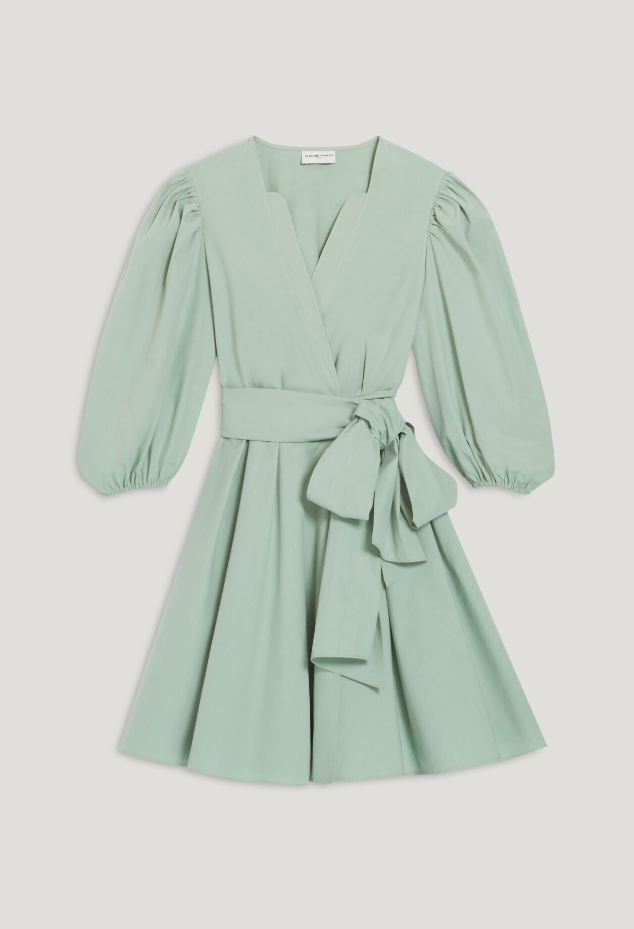 Robe courte cache-cœur