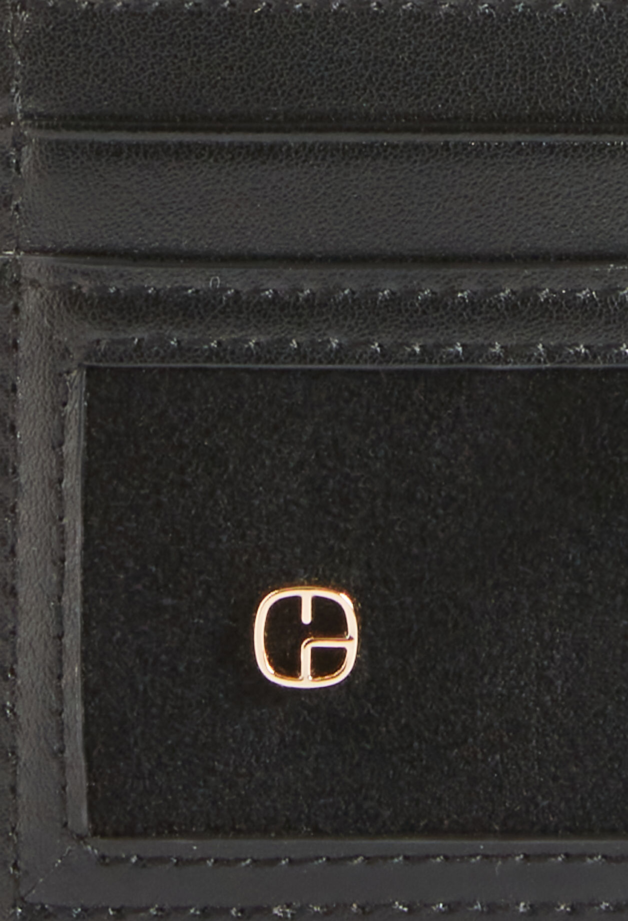 Porte-cartes cuir suède