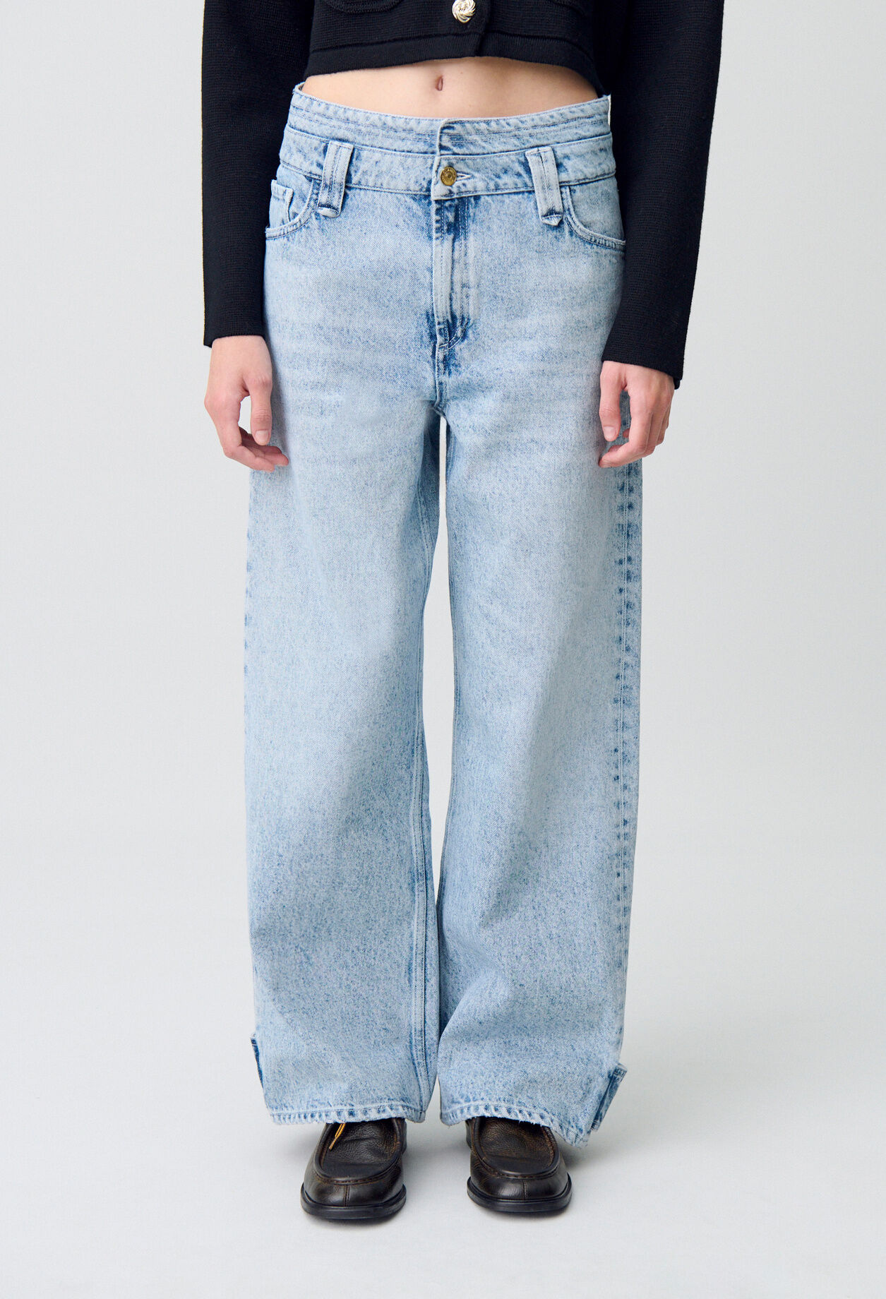 Jean denim droit