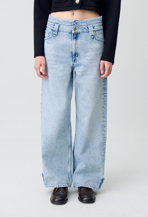 Jean denim droit