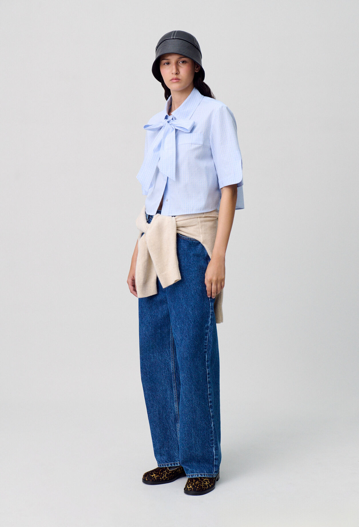 Chemise courte carreaux